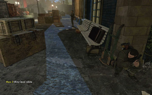 Afterwards lean out of the corner - you should note a soldier standing nearby - DLC - Assassinate the Fuhrer - Walkthrough - Sniper Elite V2 Game Guide & Walkthrough