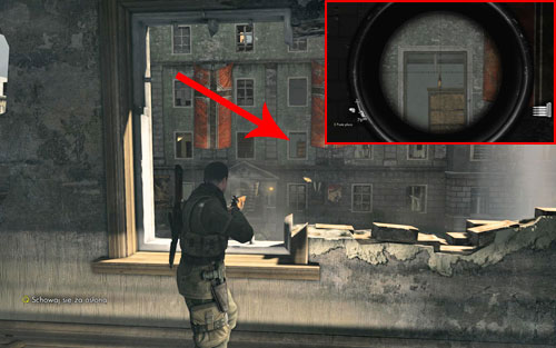 After crossing the street (with the main target killed) and going up the stairs, look at the opposite building - through one of the windows you should be able to see a cupboard, with the bottle on it - Prologue | Wine Bottles and Gold Bars - Wine Bottles and Gold Bars - Sniper Elite V2 Game Guide & Walkthrough