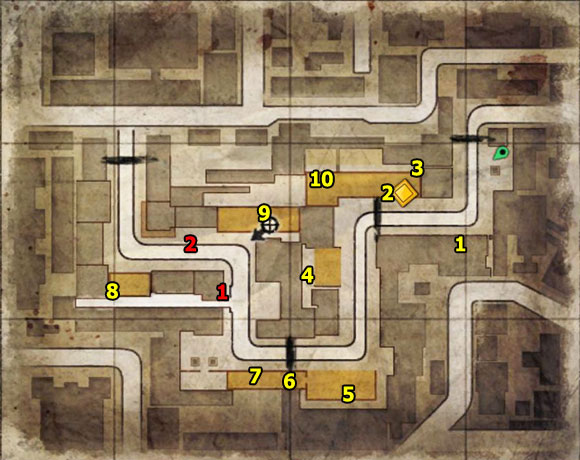 1 - Mission 1 | Wine Bottles and Gold Bars - Wine Bottles and Gold Bars - Sniper Elite V2 Game Guide & Walkthrough