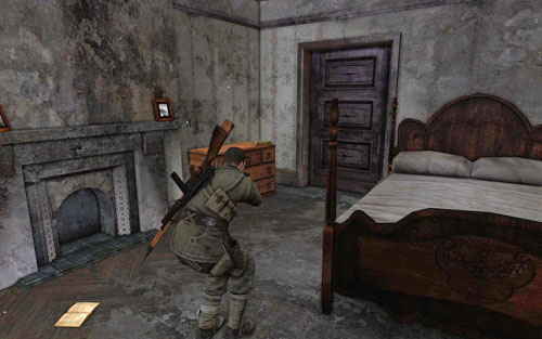 Inside the building to which you have to get in the first place [#2] - Mission 1 | Wine Bottles and Gold Bars - Wine Bottles and Gold Bars - Sniper Elite V2 Game Guide & Walkthrough