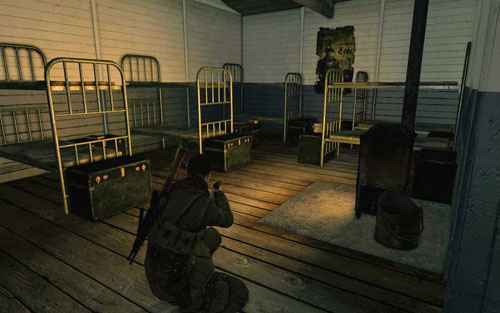 On a chest by one of the beds [#3] in the second building (the one closer to the top of the map) - Mission 2 | Wine Bottles and Gold Bars - Wine Bottles and Gold Bars - Sniper Elite V2 Game Guide & Walkthrough