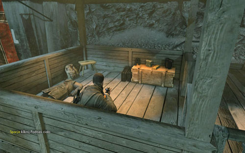 On the second watchtower [#4], on a crate by the entrance - Mission 2 | Wine Bottles and Gold Bars - Wine Bottles and Gold Bars - Sniper Elite V2 Game Guide & Walkthrough