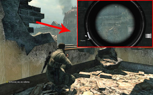 Before leaving the starting building, look towards the dome roof of the museum [#2] and onto its destroyed part - the Bottle is on some rocks - Mission 3 | Wine Bottles and Gold Bars - Wine Bottles and Gold Bars - Sniper Elite V2 Game Guide & Walkthrough