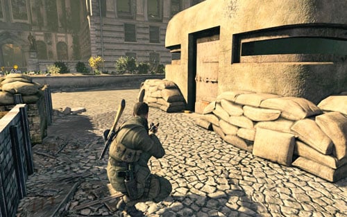 The gold can be found right before the entrance to the first bunker [#4] - Mission 4 | Wine Bottles and Gold Bars - Wine Bottles and Gold Bars - Sniper Elite V2 Game Guide & Walkthrough