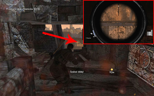 After reaching the drop zone and start of the attacks, inside the building in which there is a sniper [#3] - the bottle is right beside him - Mission 5 | Wine Bottles and Gold Bars - Wine Bottles and Gold Bars - Sniper Elite V2 Game Guide & Walkthrough