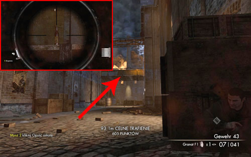 After leaving the hangar, when you get into another shootout between Russians and Germans, the bottle can be found on the bridge connecting the buildings [#1] - Mission 6 | Wine Bottles and Gold Bars - Wine Bottles and Gold Bars - Sniper Elite V2 Game Guide & Walkthrough