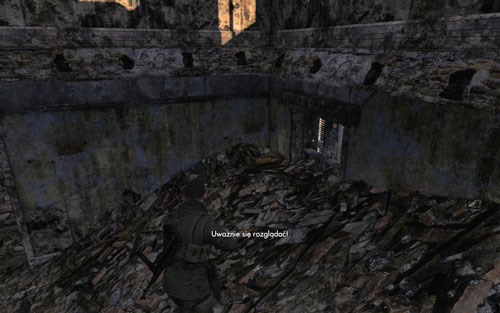 After reaching the second intersection, turn left and head to the very end - the Gold Bar is inside the last building on the left before the corner [#5] - Mission 7 | Wine Bottles and Gold Bars - Wine Bottles and Gold Bars - Sniper Elite V2 Game Guide & Walkthrough