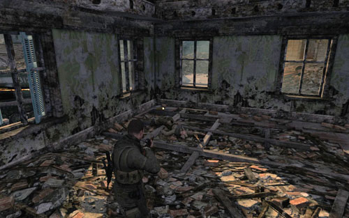 Corner of the ruins in the middle of the square [#9] - Mission 7 | Wine Bottles and Gold Bars - Wine Bottles and Gold Bars - Sniper Elite V2 Game Guide & Walkthrough