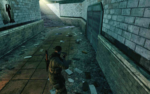 Inside the tunnel, in the passage [#7] - Mission 8 | Wine Bottles and Gold Bars - Wine Bottles and Gold Bars - Sniper Elite V2 Game Guide & Walkthrough