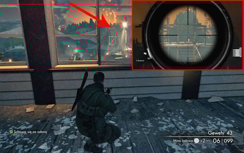 On the scaffolding right beside the rocket [#3] - Mission 9 | Wine Bottles and Gold Bars - Wine Bottles and Gold Bars - Sniper Elite V2 Game Guide & Walkthrough