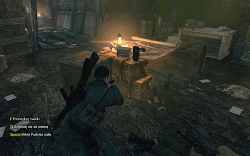 Beside the crates in the room inside the bunkers, where the officer was [#8] - Mission 9 | Wine Bottles and Gold Bars - Wine Bottles and Gold Bars - Sniper Elite V2 Game Guide & Walkthrough