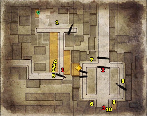 1 - Mission 10 | Wine Bottles and Gold Bars - Wine Bottles and Gold Bars - Sniper Elite V2 Game Guide & Walkthrough