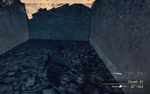 On the upper floor of the building to the right [#6], adjoining the Brandenburg gate - Mission 10 | Wine Bottles and Gold Bars - Wine Bottles and Gold Bars - Sniper Elite V2 Game Guide & Walkthrough