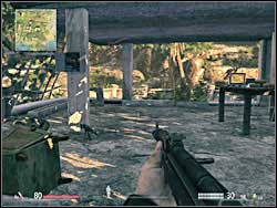 The first laptop (1) is located in the first harbour you visit in this scenario - Chapter 5 - An Alliance To Save Rodriguez | Intel Data - Intel data - Sniper: Ghost Warrior Game Guide & Walkthrough