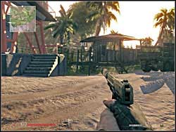 The only one laptop (1) on this level is located at a base of the radio tower standing near a Hummer where you eliminated two bad guys (picture #10 from a walkthrough for this mission) - Chapter 3 - Dangerous Grounds | Intel Data - Intel data - Sniper: Ghost Warrior Game Guide & Walkthrough