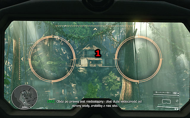 Your next target is a sniper lurking at the upper floor of the highest building opposite to your position [329m] - Reach the vantage point, eliminate the targets and avoid detection - Act 1 - Communication Breakdown - Sniper: Ghost Warrior 2 - Game Guide and Walkthrough