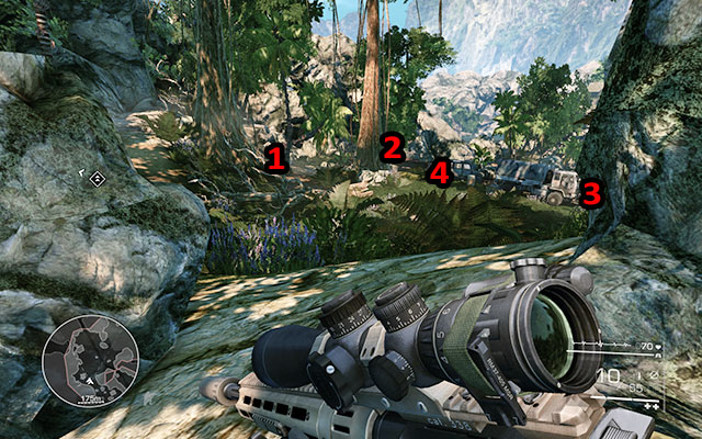 You will then have to get rid of five enemies - Eliminate the enemies - Act 1 - Communication Breakdown - Sniper: Ghost Warrior 2 - Game Guide and Walkthrough