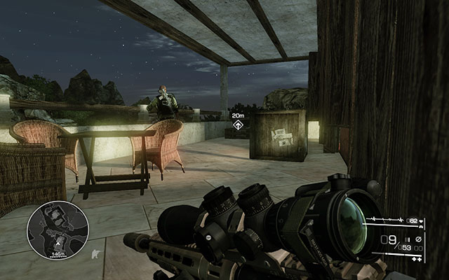 Head towards the second building and go up the stairs - Cross the cave to the southern part of the resort - Act 1 - From Out of Nowhere - Sniper: Ghost Warrior 2 - Game Guide and Walkthrough