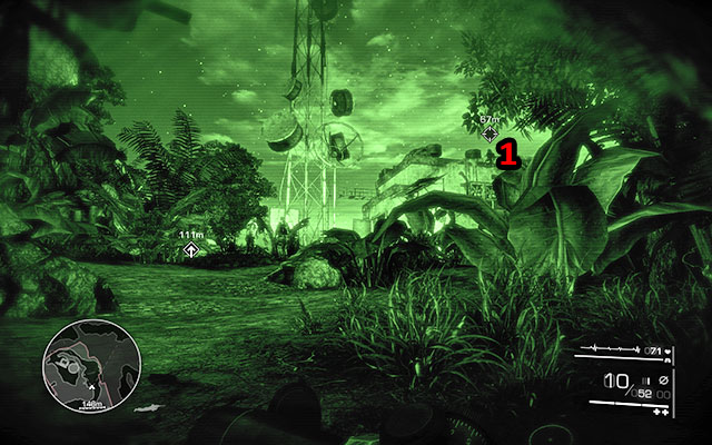 As you leave the cave, you should note the first building on the way to the observatory - Reach the observatory undetected - Act 1 - From Out of Nowhere - Sniper: Ghost Warrior 2 - Game Guide and Walkthrough