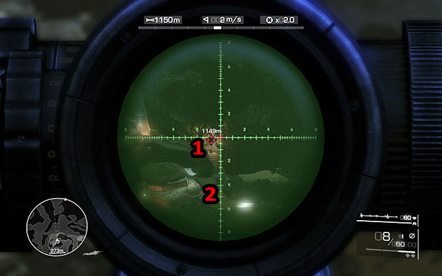 The last two enemies who you have to kill rather silently can be found to the left of the pier [1110m] and on the stairs [1150m] - Eliminate the enemies on the beach - Act 1 - From Out of Nowhere - Sniper: Ghost Warrior 2 - Game Guide and Walkthrough