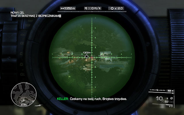 The assault team waits for you sign - hit the fuse box [1300m] to blind the enemy - Eliminate the enemies on the beach - Act 1 - From Out of Nowhere - Sniper: Ghost Warrior 2 - Game Guide and Walkthrough