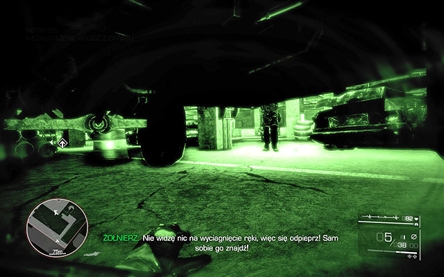The further path to the fuse box is clear - destroy it to turn off the light and immediately put on your might-vision goggles - Get through the garage - Act 2 - And Justice for All - Sniper: Ghost Warrior 2 - Game Guide and Walkthrough