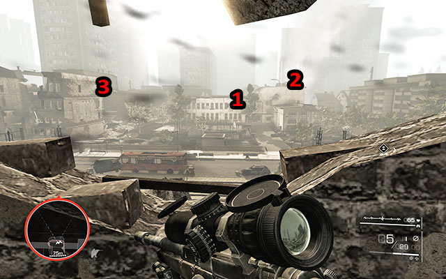 Before getting to Vladic himself, you will have to eliminate his bodyguards - begin with the three snipers - Eliminate Marko Vladic - Act 2 - And Justice for All - Sniper: Ghost Warrior 2 - Game Guide and Walkthrough