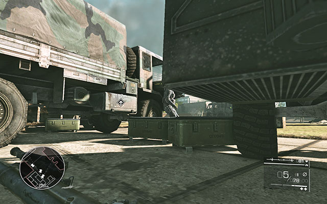 Look out for the soldiers patrolling the courtyard on the right - Reach the library undetected - Act 2 - Ghost of Sarajevo - Sniper: Ghost Warrior 2 - Game Guide and Walkthrough