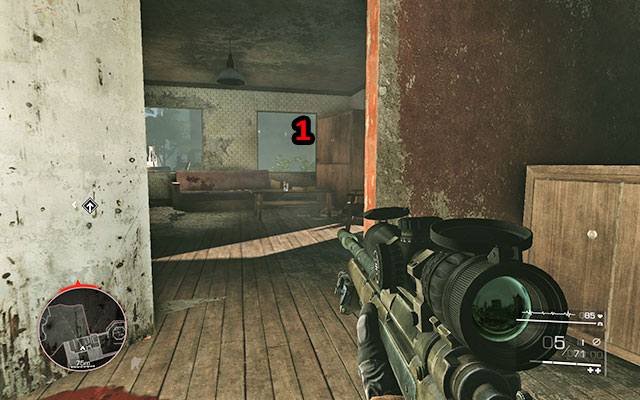 Jump outside from the library and enter the neighbouring building - Get through the building - Act 2 - Ghost of Sarajevo - Sniper: Ghost Warrior 2 - Game Guide and Walkthrough