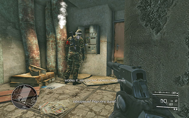 You will come across two speaking soldiers - wait a bit for them to split and start following them - Cross the sewers to the park - Act 2 - Ghost of Sarajevo - Sniper: Ghost Warrior 2 - Game Guide and Walkthrough