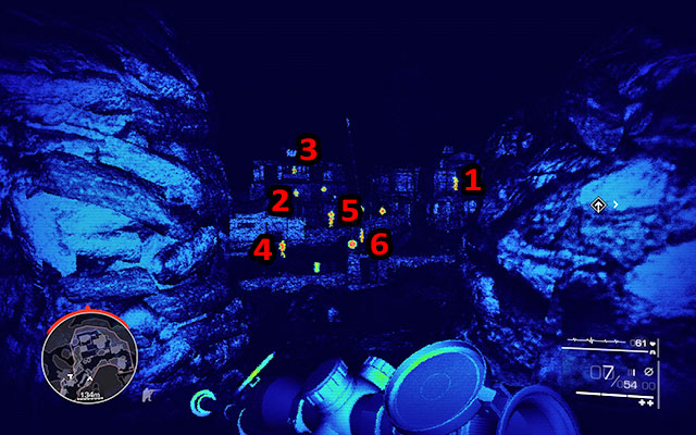 After eliminating all the enemies, move onwards with Diaz along the path which leads across the bridge - Get through the village undetected - Act 3 - Knife in the Dark - Sniper: Ghost Warrior 2 - Game Guide and Walkthrough