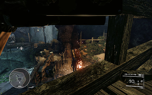 On the other side you will come across a single soldier - take him out from a distance using the silenced pistol - Regain your weapon undetected - Act 3 - Burning Bridges - Sniper: Ghost Warrior 2 - Game Guide and Walkthrough