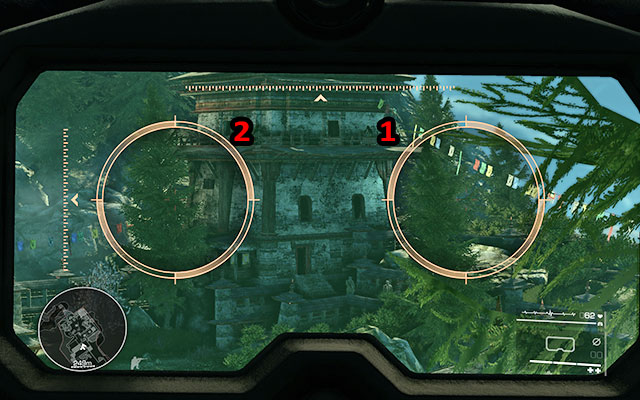 After dealing with everyone, run down and follow Diaz - Eliminate the enemies on the square - Act 3 - Bad Karma - Sniper: Ghost Warrior 2 - Game Guide and Walkthrough