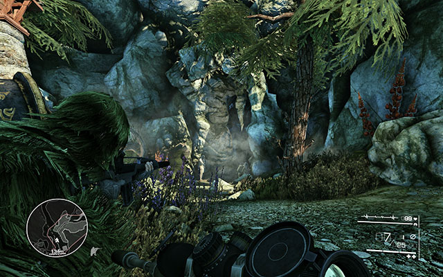 After dealing with the snipers, head onwards with Diaz - Follow Diaz and eliminate the indicated targets - Act 3 - Bad Karma - Sniper: Ghost Warrior 2 - Game Guide and Walkthrough