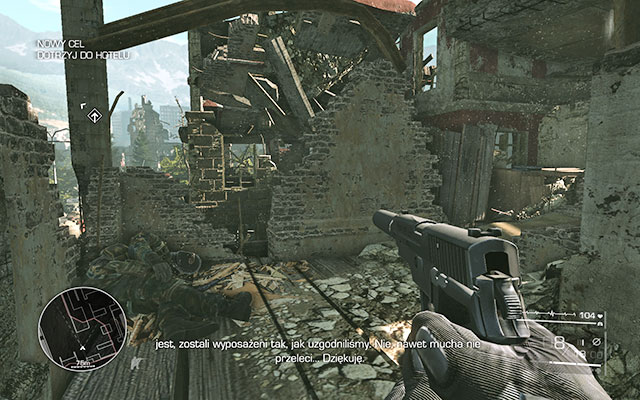 On a table on the right, in a ruined building before the hotel - Ghost of Sarajevo - Secrets - act 2 - Sniper: Ghost Warrior 2 - Game Guide and Walkthrough