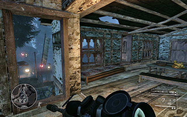 When a truck appear and you run into the nearby houses, head to the building opposite to the entrance - the statue is on the table - Knife in the Dark - Secrets - act 3 - Sniper: Ghost Warrior 2 - Game Guide and Walkthrough