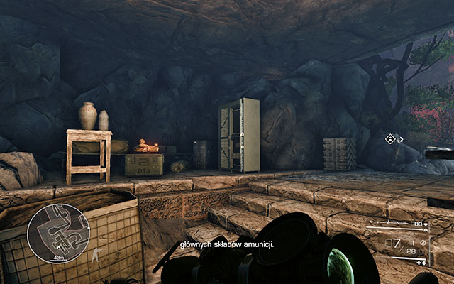 On a crate, after you go down the stairs on your way to the bridge, right before meeting with your companion again - Burning Bridges - Secrets - act 3 - Sniper: Ghost Warrior 2 - Game Guide and Walkthrough