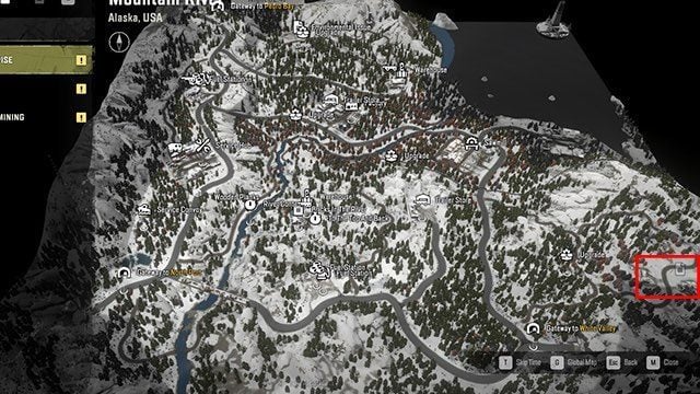 8 - SnowRunner: Mountain River - map of hidden parts, vehicles - SnowRunner: Alaska - USA - SnowRunner Guide