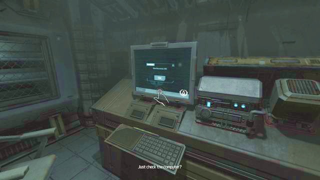 And heres the computer you must interact with. - Lambda station | Riddles and puzzles of SOMA Game - Riddles and puzzles - SOMA Guide