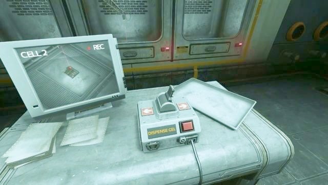 Use the controller to move the laser. - Omicron station | Riddles and puzzles of SOMA Game - Riddles and puzzles - SOMA Guide