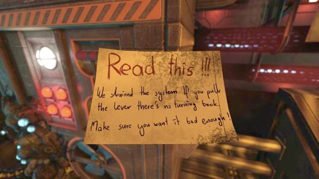Perhaps you shouldnt touch the lever...? - Comm station | Collectibles in SOMA Game - Collectibles - SOMA Guide