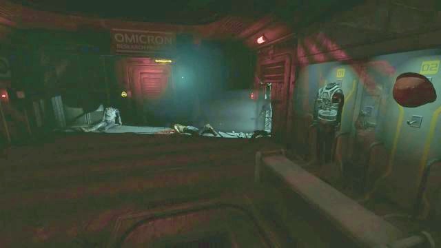 You can perform Data Buffer on the corpses. - Omicron station | Collectibles in SOMA Game - Collectibles - SOMA Guide