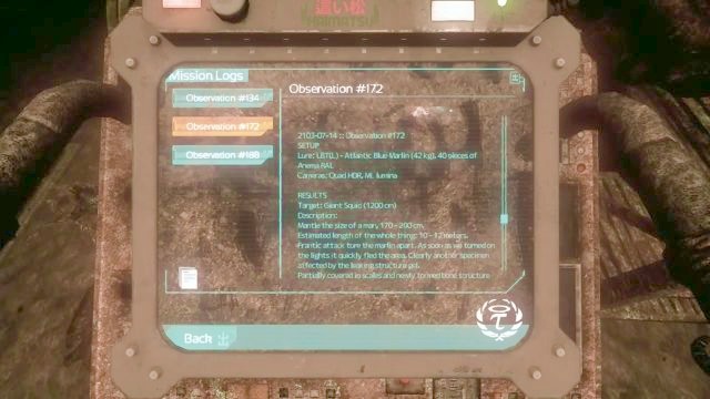 The terminal is one of the few collectibles in the area. - On the way to the Tau station | Collectibles in SOMA Game - Collectibles - SOMA Guide