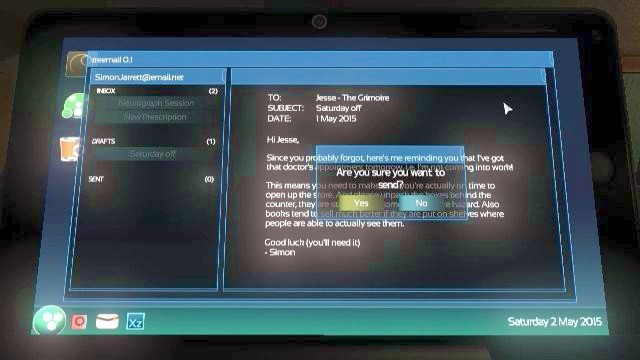 Oops, Simon forgot to send a mail... - Simons Apartment | SOMA Game Walkthrough - Walkthrough - SOMA Guide