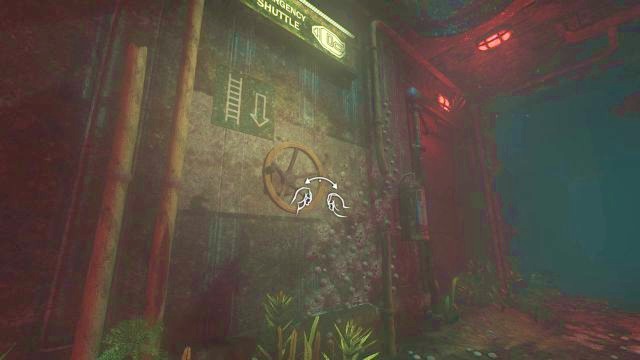 After you turn the valve, the enemy will rush at you. - CURIE shipwreck | SOMA Game Walkthrough - Walkthrough - SOMA Guide