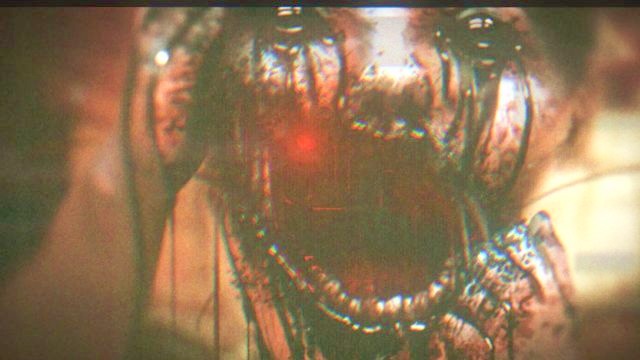 If the enemy manages to catch you, you will be presented with a number of disturbing pictures. - CURIE shipwreck | SOMA Game Walkthrough - Walkthrough - SOMA Guide