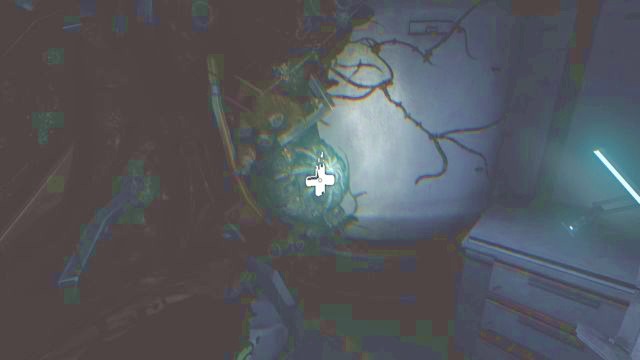 If you were injured by the enemy, use the growth to heal. - Theta station | SOMA Game Walkthrough - Walkthrough - SOMA Guide