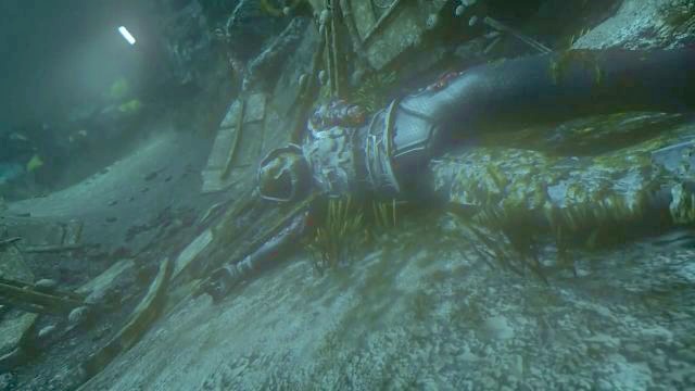 Perform a Data Buffer on the corpse at the beginning of the level. - Outside Omicron | SOMA Game Walkthrough - Walkthrough - SOMA Guide