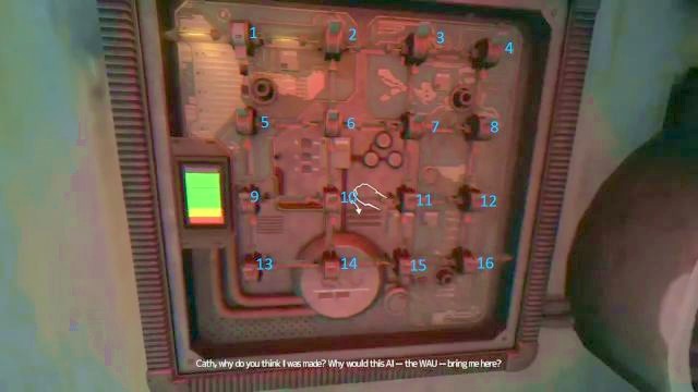 The switch scheme. - Outside Omicron | SOMA Game Walkthrough - Walkthrough - SOMA Guide