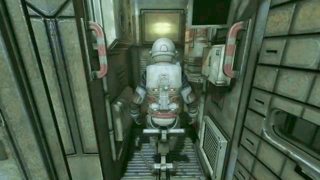 And heres the Power Suit. - Omicron station | SOMA Game Walkthrough - Walkthrough - SOMA Guide